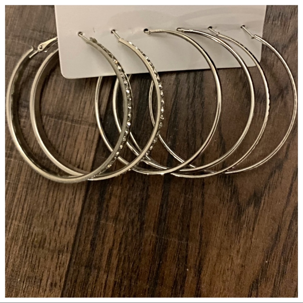 ✨LAST SET✨Set of chic fun hoop earrings - Picture 5 of 5